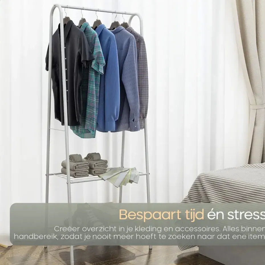 O'DADDY Kledingrek Staand - Garderoberek met Kledingstang
