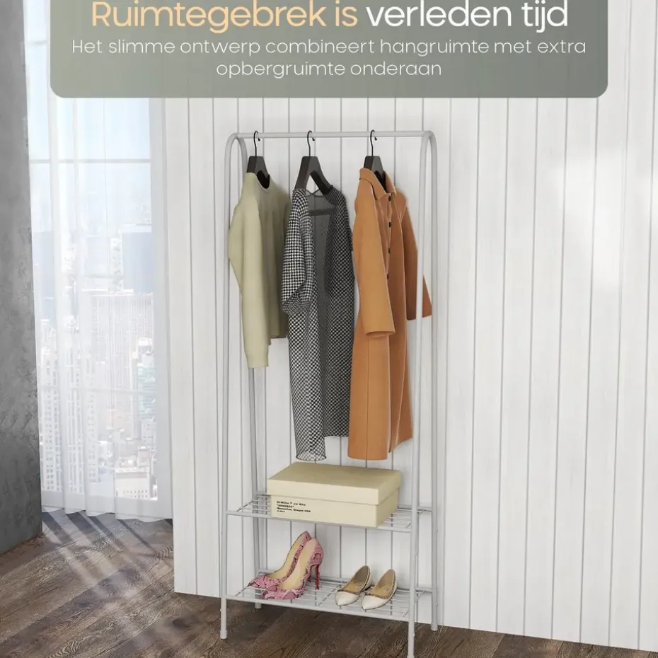 O'DADDY Kledingrek Staand - Garderoberek met Kledingstang