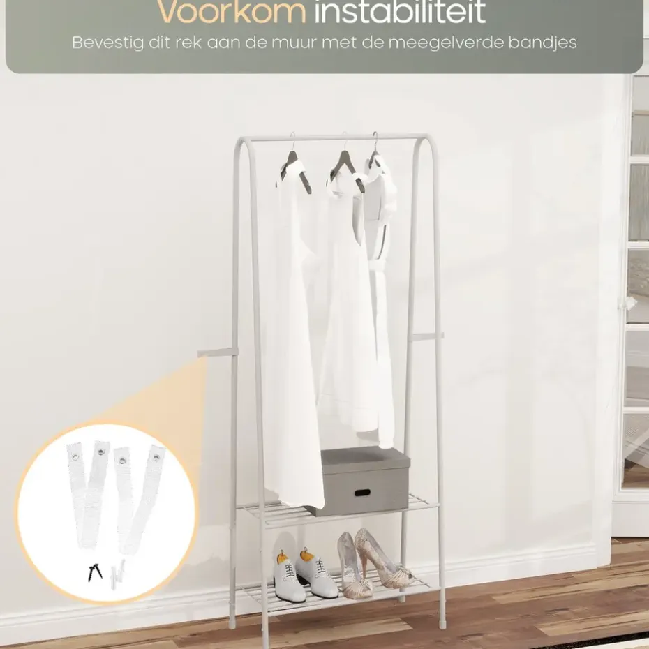 O'DADDY Kledingrek Staand - Garderoberek met Kledingstang