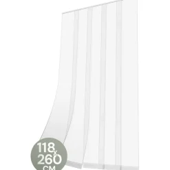 O'DADDY Lamellenhor 118x260 - Deurgordijn - wit