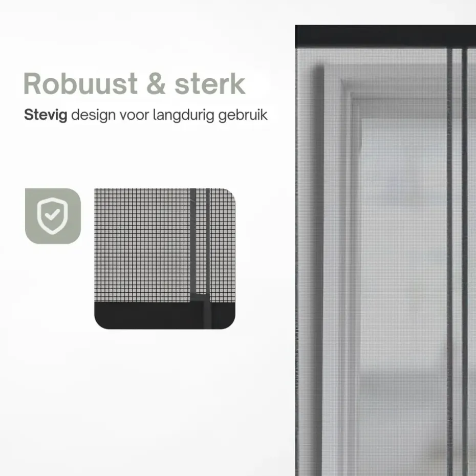 O'DADDY Lamellenhor 150x260 - Deurgordijn - zwart