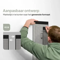 O'DADDY Lamellenhor 150x260 - Deurgordijn - zwart