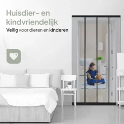 O'DADDY Lamellenhor 150x260 - Deurgordijn - zwart