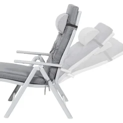 O'DADDY Opvouwbaar Ligbed met Hoofdsteun - 183x60x39 cm - Grijs