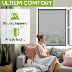 O'DADDY Raamhor - 100x150 cm - Aanpasbaar Vliegengaas