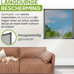 O'DADDY Raamhor - 100x150 cm - Aanpasbaar Vliegengaas