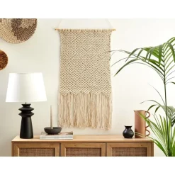 OKARA - Wanddecoratie - Beige - Katoen