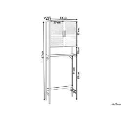 OKARCHE - Badkamerkast - Lichthout - Bamboe