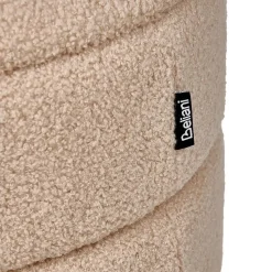 OKATON - Hocker met opbergruimte - Beige - Bouclé