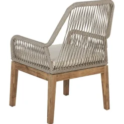 OLBIA - Tuinset voor 4 Vierkant - Grijs/Beige - Vezelcement