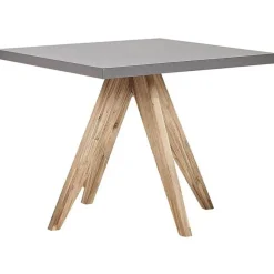 OLBIA - Tuinset voor 4 Vierkant - Grijs/Beige - Vezelcement