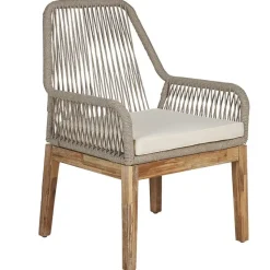 OLBIA - Tuinset voor 4 Vierkant - Grijs/Beige - Vezelcement