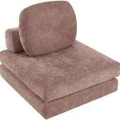 OLDEN - Slaapbank - Bruin - Stof