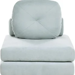 OLDEN - Slaapbank - Lichtblauw - Stof