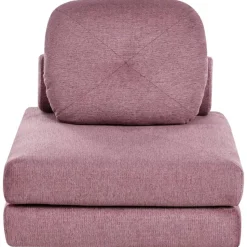 OLDEN - Slaapbank - Roze - Stof