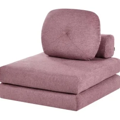 OLDEN - Slaapbank - Roze - Stof