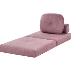 OLDEN - Slaapbank - Roze - Stof