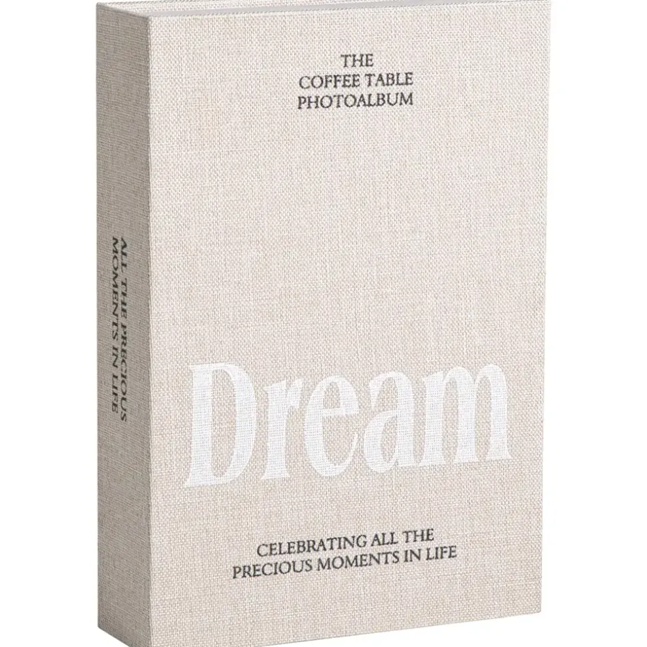 Opbergboek Dream - naturel - 5x23x16 cm