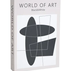 Opbergboek World of Art zwart/wit - 5x30x21 cm