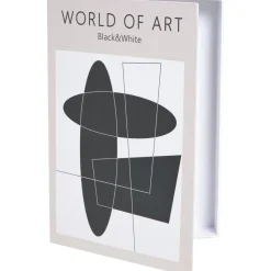 Opbergboek World of Art zwart/wit - 5x30x21 cm
