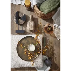 Opbergbox Teddy - opvouwbaar - off-white - 37,5x38x38 cm