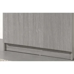 Opbergkast Ray 80cm met 2 deuren en 4 legplanken - grijze eik