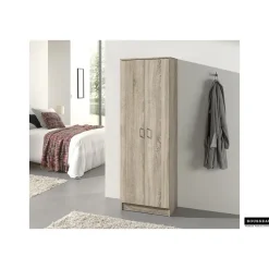 Opbergkast Ray 60cm met 2 deuren en 4 legplanken - sonoma eik