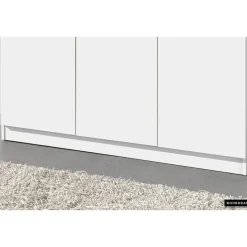 Opbergkast Ray 120cm met 3 deuren en 4 legplanken -wit