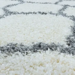 Opera Soft Shaggy Hoogpolig Vloerkleed Cream - 200x290 CM