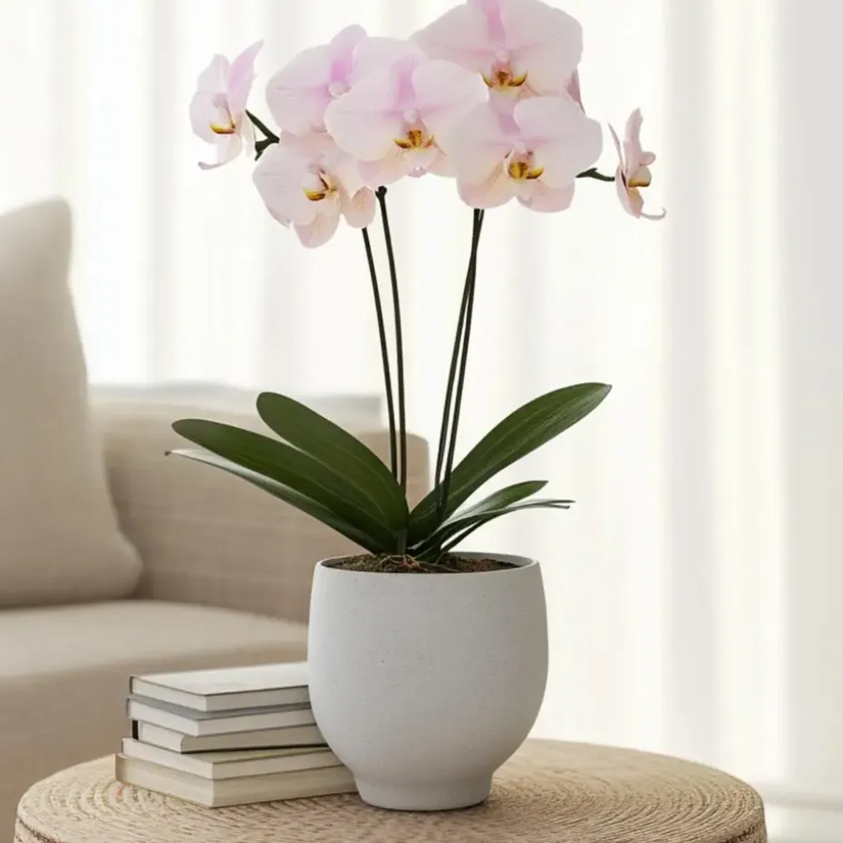 Orchidee - Phalaenopsis - Hoogte 50-60cm - ⌀12cm