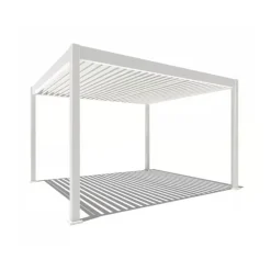 Orion Deluxe overkapping elektrisch met LED 360 x 400 cm wit