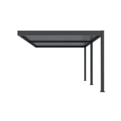 Orion Deluxe overkapping muur 360 x 530 cm antraciet