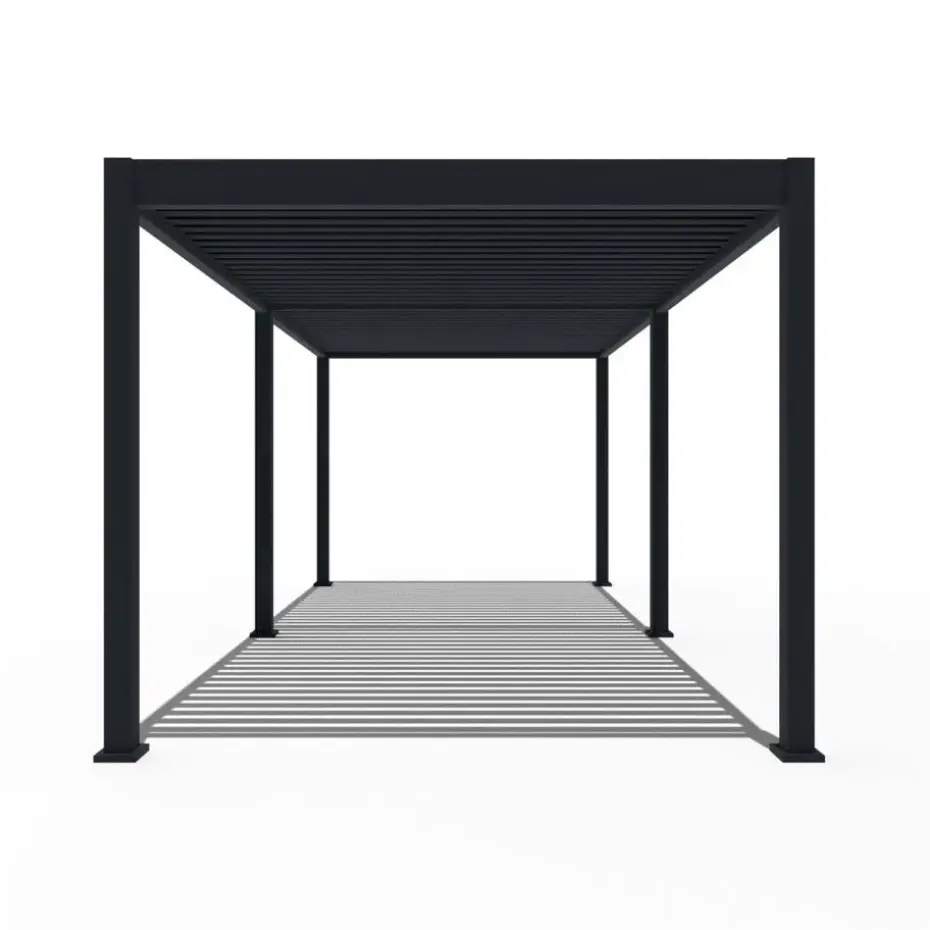 Orion Deluxe overkapping elektrisch met LED 360 x 720 antraciet