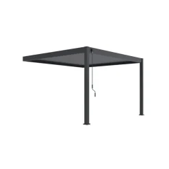 Orion Deluxe overkapping muur 300 x 360 cm antraciet