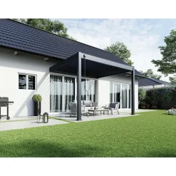 Orion Deluxe overkapping muur 300 x 360 cm antraciet