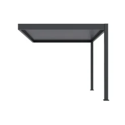 Orion Deluxe overkapping muur 300 x 400 cm antraciet