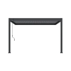 Orion Deluxe overkapping muur 300 x 400 cm antraciet