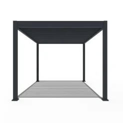 Orion Deluxe overkapping elektrisch met LED 300 x 400 antraciet