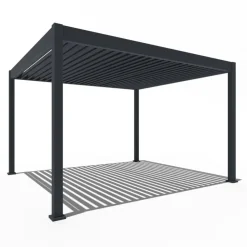 Orion Deluxe overkapping elektrisch met LED 360 x 400 antraciet