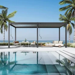 Orion Deluxe overkapping - 300 x 600 cm - Antraciet