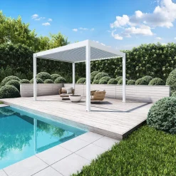 Orion Deluxe terrasoverkapping 300 x 400 cm wit