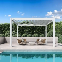 Orion Deluxe terrasoverkapping 300 x 400 cm wit