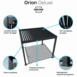 Orion Deluxe terrasoverkapping 300 x 400 cm wit