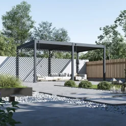 Orion Deluxe terrasoverkapping 360 x 530 cm antraciet