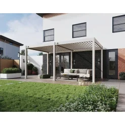 Orion Deluxe terrasoverkapping 360 x 720 cm lichtgrijs