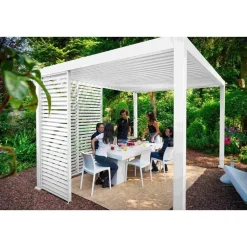 Orion louvre shutter paneel (voor 4M kant) wit 1 stuk