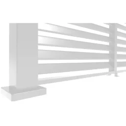 Orion louvre shutter paneel (voor 3M kant) wit 1 stuk