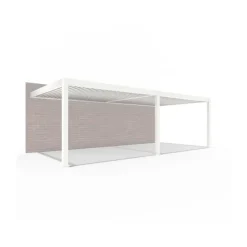 Orion Premium elektrische overkapping muurbevestiging met LED 400 x 800 wit