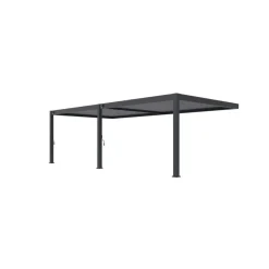 Orion Premium overkapping muur 400 x 800 cm antraciet