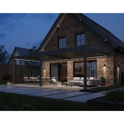 Orion Premium overkapping E-LED 400 x 800 cm antraciet